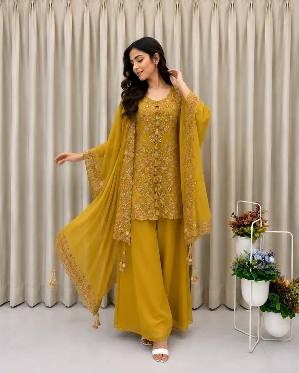 Yellow_Embroidered_Kurta_Palazzo_Set_with_Dupatta