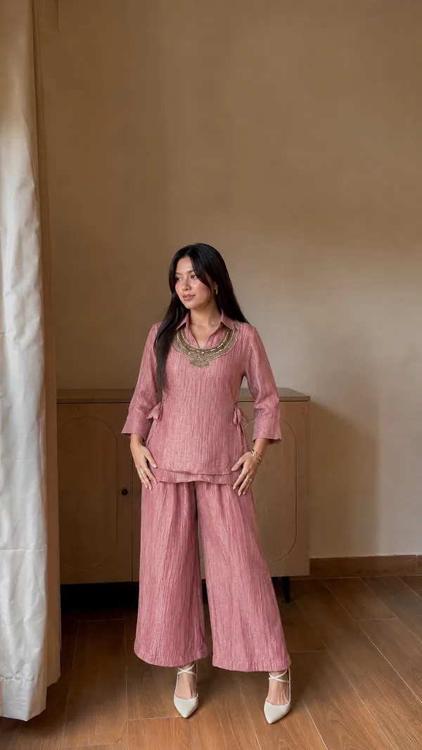 Pink_Hand_Work_Embroidered_Kurta_Palazzo_Set_–_Elegant_Festive_&_Party_Wear_Ethnic_Co-Ord_Set