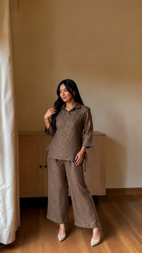 Women’s_Brown_Hand_Work_Embroidered_Kurta_Palazzo_Set