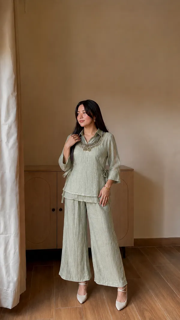 Sage_Green_Hand_Work_Embroidered_Kurta_Palazzo_Set_–_Elegant_Festive_&_Party_Wear_Ethnic_Co-Ord_Set