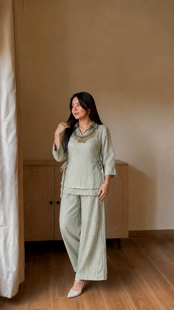 Sage_Green_Hand_Work_Embroidered_Kurta_Palazzo_Set_–_Elegant_Festive_&_Party_Wear_Ethnic_Co-Ord_Set