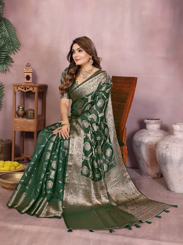 Green_Woven_Silk_Saree_with_Traditional_Zari_Work