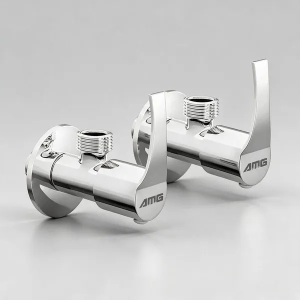 AMG_GRACE__Brass_Angle_Valve_Stop_Cock_With_Wall_Flange_Chrome_Finish_Pack_Of_2