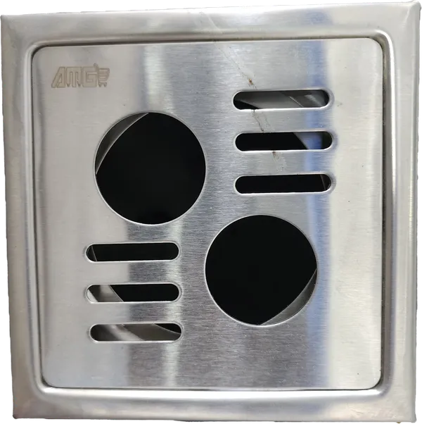Amg_Swastik_Square_Floor_Drain_Jali_5X5_Double_Hole