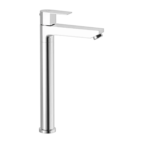 AMG_Aura_Brass_Extended_Tall_Body_Pillar_Cock_12_Inch_Tap_For_Wash_Basin_Deck_Mounted_Cold_Water_Tap_Not_Hot_Cold_Mixer_Counter_Top_Table_Top_Faucet_Foam_Flow_Chrome_Finish