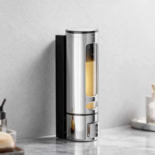 AMG_Liquid_Sanitizer_Shower_Gel_Dish_Wash_Soap_Dispenser_For_Bathroom_Kitchen_400_Ml_Capacity_Wall_Mounted_Chrome_Pack_Of_2