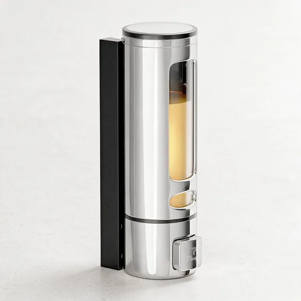 AMG_Plastic__Liquid_Sanitizer_Shower_Gel_Dish_Wash_Soap_Dispenser_For_Bathroom_Kitchen_400_Ml_Capacity_Wall_Mounted_Chrome_Pack_Of_1