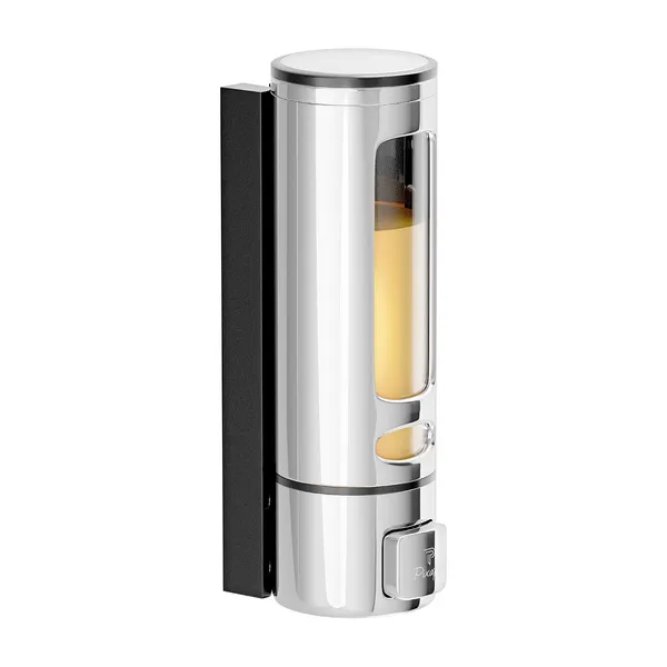 AMG_Plastic__Liquid_Sanitizer_Shower_Gel_Dish_Wash_Soap_Dispenser_For_Bathroom_Kitchen_400_Ml_Capacity_Wall_Mounted_Chrome_Pack_Of_1