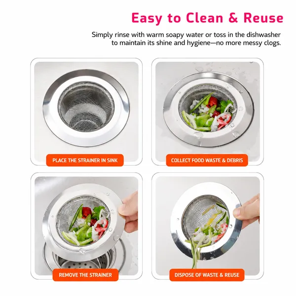AMG_Stainless_Steel_Sink_Strainer_Jali_For_Kitchen_Drain_Fine_Mesh_Filter_Stopper_For_Food_Waste_Anti_Clog_Sink_Drain_Basket_4_5_Inch_11_5_Cm