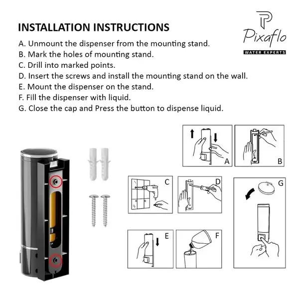 AMG_Plastic__Liquid_Sanitizer_Shower_Gel_Dish_Wash_Soap_Dispenser_For_Bathroom_Kitchen_400_Ml_Capacity_Wall_Mounted_White_Pack_Of_3