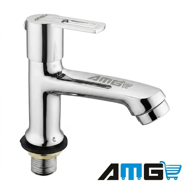 AMG_NEW_DELUX__Brass_Pillar_Tap_For_Wash_Basin_Pillar_Cock_Quarter_Turn_Ceramic_Disc_Cartridge_Foam_Flow_Chrome_Stellar