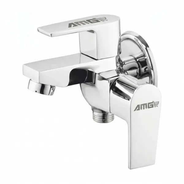 AMG__AURA_Brass_2_Way_Bib_Cock_2_In_1_Tap_Two_Way_Two_In_One_Faucet_With_Wall_Flange_Chrome