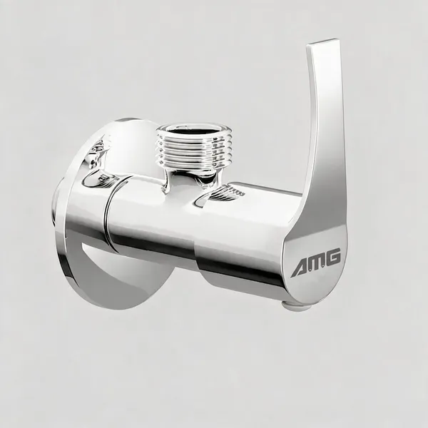 AMG_GRACE_Brass_Angle_Valve_Stop_Cock_With_Wall_Flange_Chrome_Finish