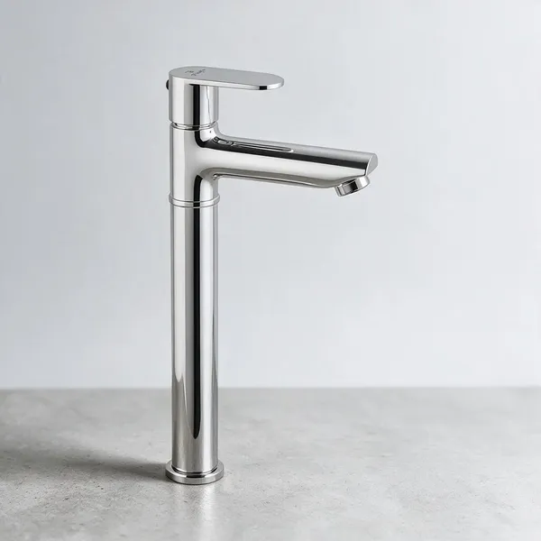 AMG_omega_Brass_Extended_Tall_Body_Pillar_Cock_12_Inch_Tap_For_Wash_Basin_Deck_Mounted_Cold_Water_Tap_Not_Hot_Cold_Mixer_Counter_Top_Table_Top_Faucet_Foam_Flow_Chrome_Finish