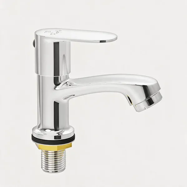 AMG_Brass_Pillar_Tap_For_Wash_Basin_Pillar_Cock_Quarter_Turn_Ceramic_Disc_Cartridge_Foam_Flow_Chrome_Koroit