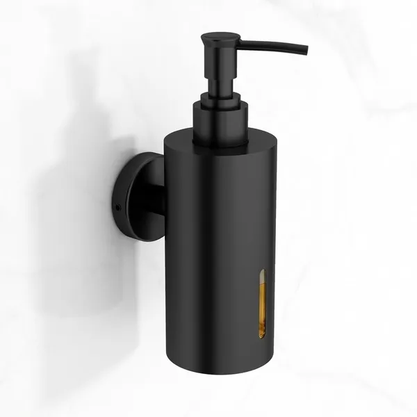 Amg_Liquid_Soap_Dispenser_for_Bathroom/Stainless_Steel_Shampoo_Dispenser/Round_Hand_wash_Dispenser/Bathroom_Accessories_-_Pack_of_1_(Black)