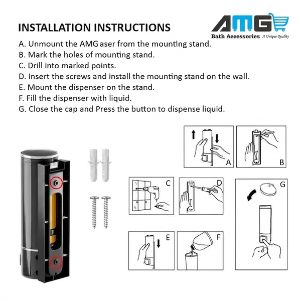 AMG_Liquid_Sanitizer_Shower_Gel_Dish_Wash_Soap_Dispenser_For_Bathroom_Kitchen_400_Ml_Capacity_Wall_Mounted_Black_Pack_Of_1_Plastic