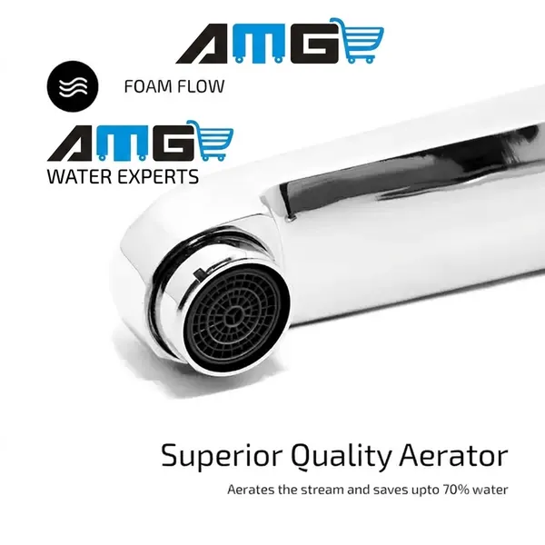AMG_Omega_Brass_Bath_Tub_Spout_With_Wall_Flange_6_5_Inches_Long_Chrome_Pack_Of_1