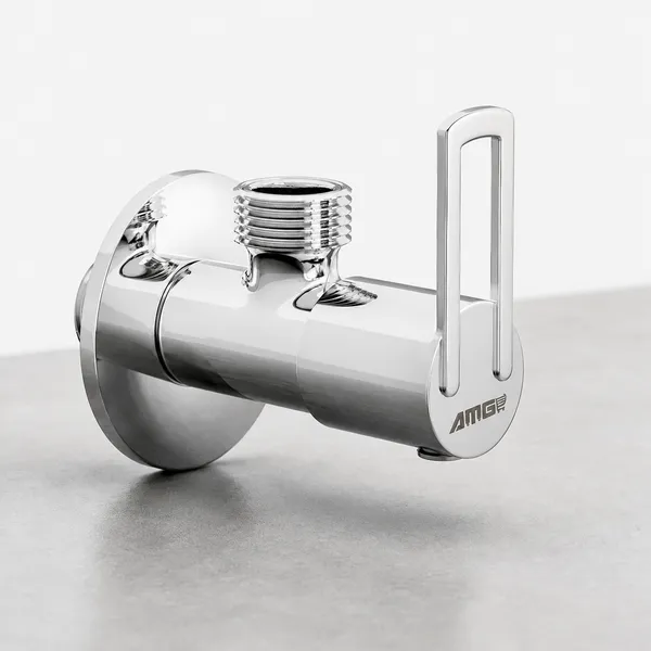 AMG_NEW_DELUX__Brass_Angle_Valve_Stop_Cock_With_Wall_Flange_Chrome_Finish