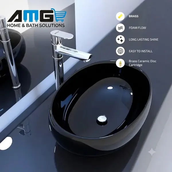 AMG_omega_Brass_Extended_Tall_Body_Pillar_Cock_12_Inch_Tap_For_Wash_Basin_Deck_Mounted_Cold_Water_Tap_Not_Hot_Cold_Mixer_Counter_Top_Table_Top_Faucet_Foam_Flow_Chrome_Finish