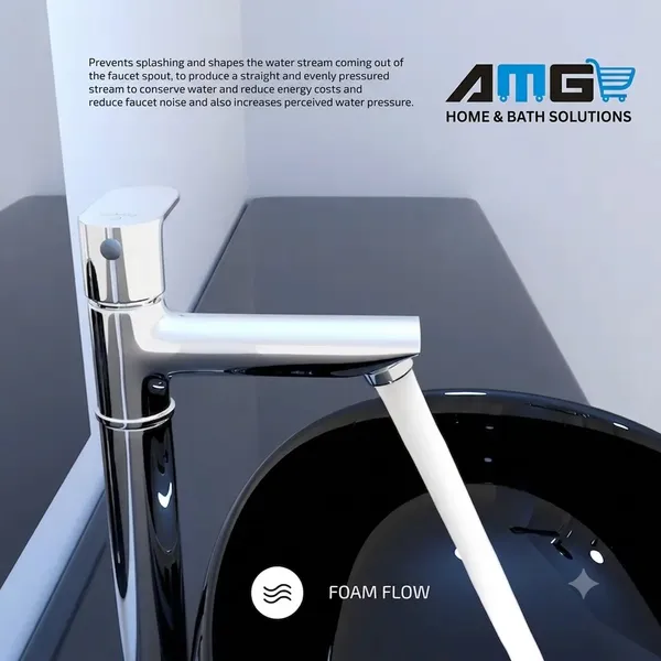 AMG_omega_Brass_Extended_Tall_Body_Pillar_Cock_12_Inch_Tap_For_Wash_Basin_Deck_Mounted_Cold_Water_Tap_Not_Hot_Cold_Mixer_Counter_Top_Table_Top_Faucet_Foam_Flow_Chrome_Finish