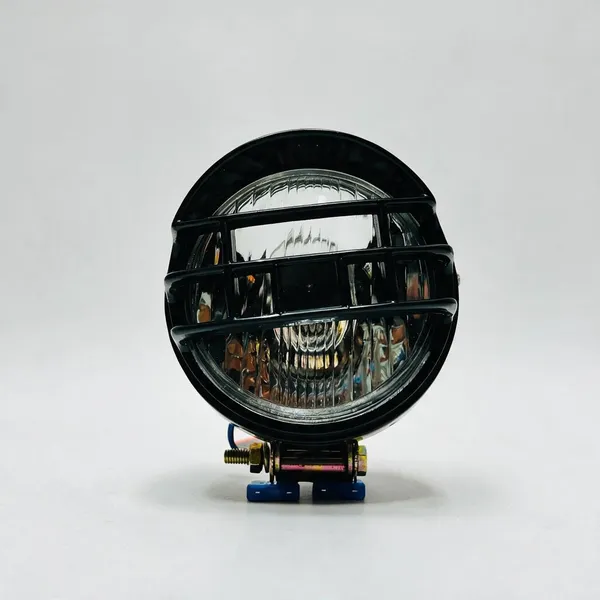 Glass_Steel_Black_Round_Grille_Auxiliary_Light_For_Car_Motorcycle