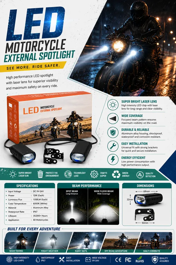 Black_Aluminium_Metal_Body_Jas_Way_Maker_Projector_Car_Motorcycle