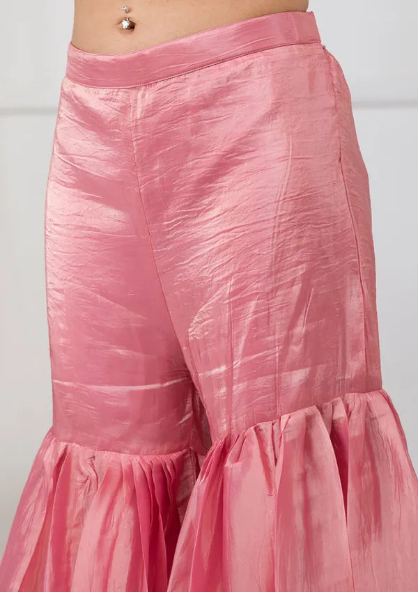 Pink_Tissue_Threadwork_Straight_Kurta_With_Sharara_And_Dupatta