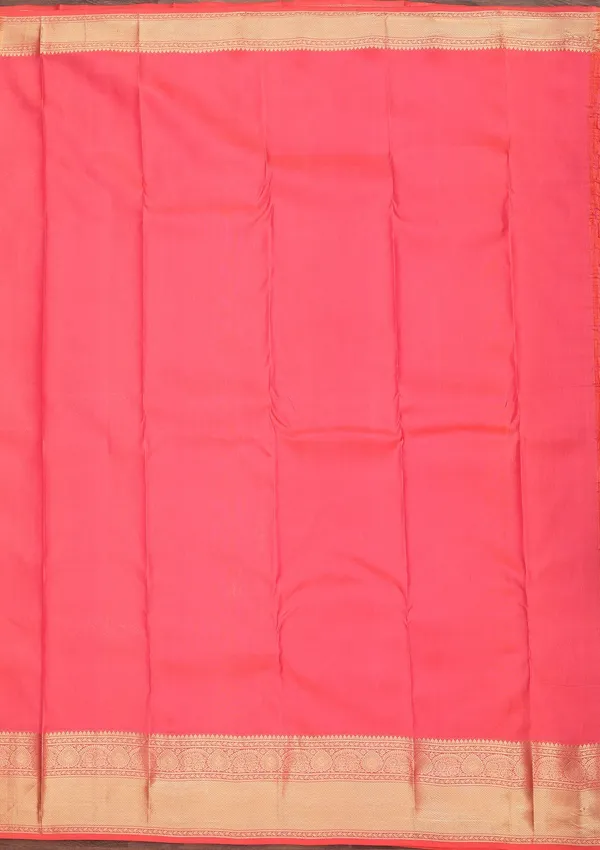 Peach_Zariwork_Pure_Silk_Saree