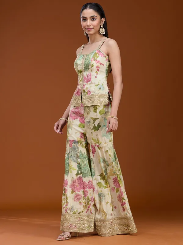 Off_White_Printed_Crepe_Readymade_Salwar_Suit