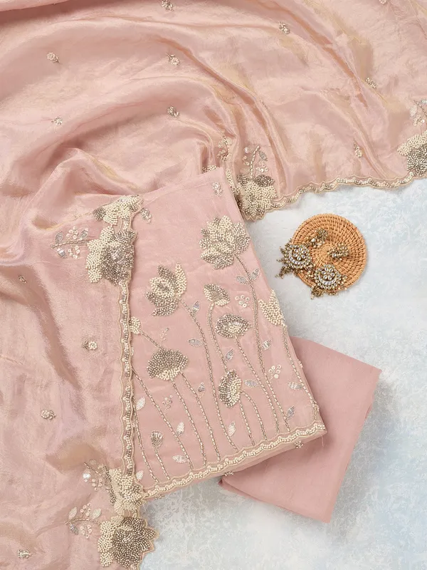 Pink_Cutdana_Tissue_Unstitched_Salwar_Suit