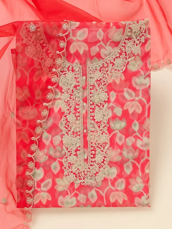 Red_Threadwork_Tissue_Unstitched_Salwar_Suit