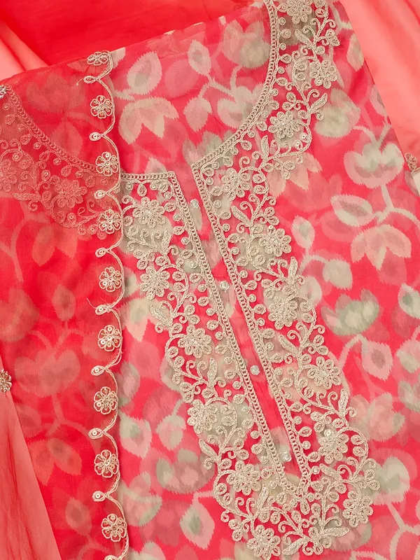 Red_Threadwork_Tissue_Unstitched_Salwar_Suit