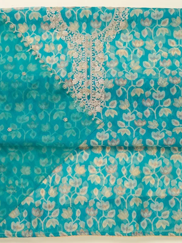 Turquoise_Blue_Threadwork_Tissue_Unstitched_Salwar_Suit