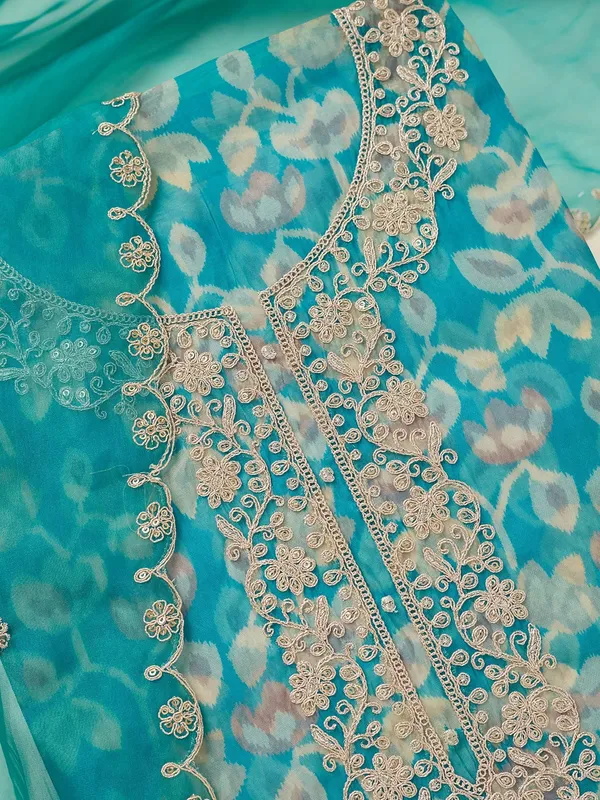 Turquoise_Blue_Threadwork_Tissue_Unstitched_Salwar_Suit