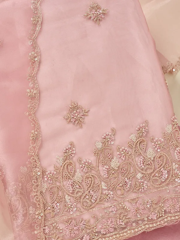 Onion_Pink_Zardozi_Gold_Organza_Unstitched_Salwar_Suit