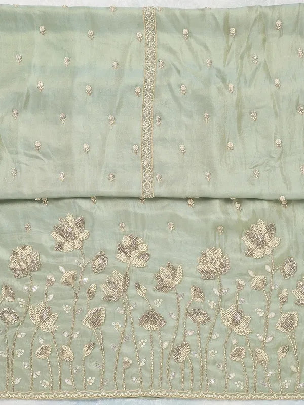Sea_Green_Cutdana_Tissue_Unstitched_Salwar_Suit
