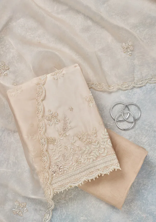 Off_White_Threadwork_Organza_Unstitched_Salwar_Suit