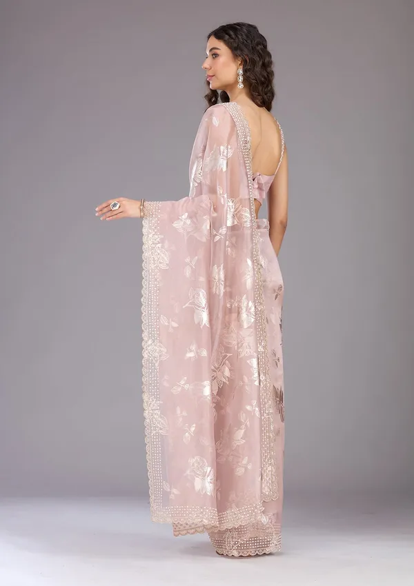 Onion_Pink_Stonework_Gold_Organza_Saree