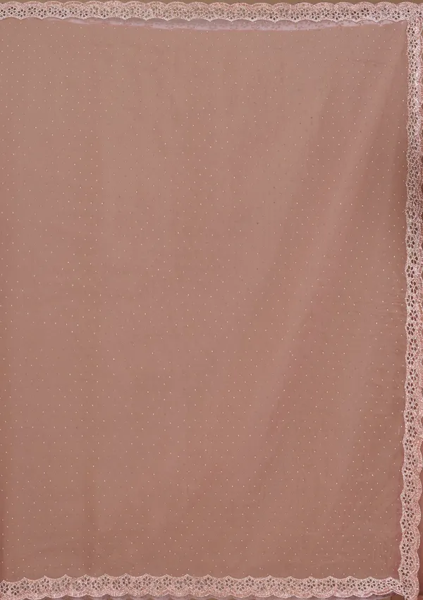 Lavender_Sequins_Net_Saree