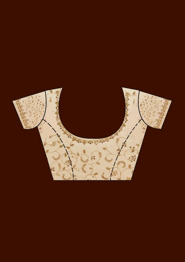 Gold_Sequins_Net_Saree