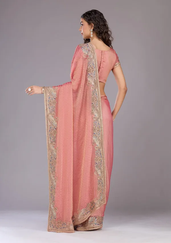 Onion_Pink_Stonework_Gold_Tissue_Saree