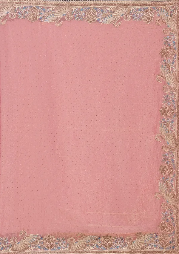 Onion_Pink_Stonework_Gold_Tissue_Saree