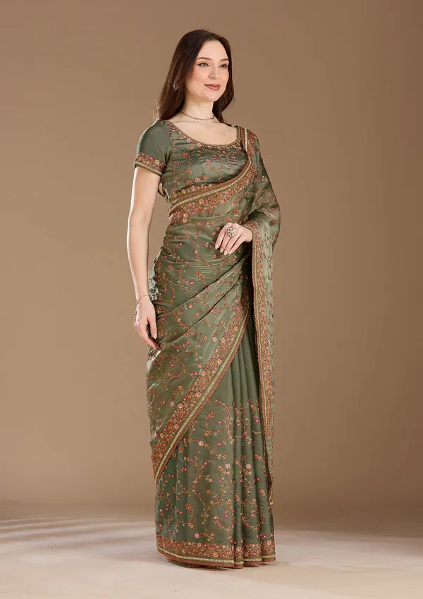 Mauve_Threadwork_Tissue_Saree