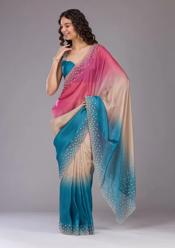 Mehendi_Threadwork_Tissue_Saree