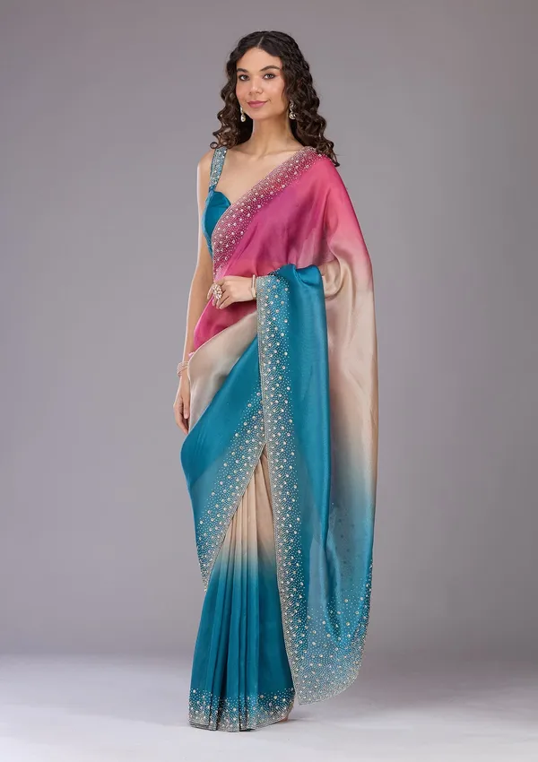 Mehendi_Threadwork_Tissue_Saree