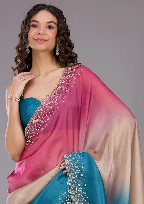 Mehendi_Threadwork_Tissue_Saree