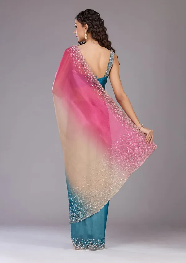 Mehendi_Threadwork_Tissue_Saree