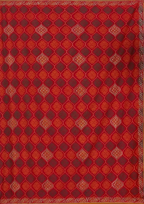 Red_Stonework_Gold_Georgette_Saree