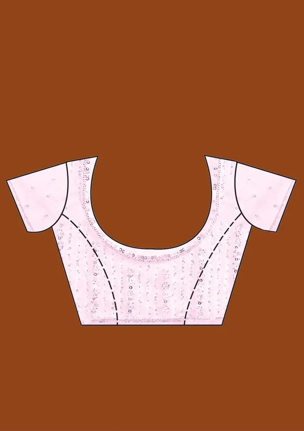 Baby_Pink_Sequins_Net_Saree